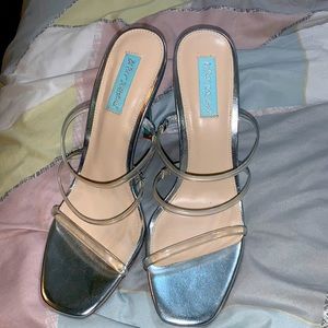 Betsy Johnson Heeled Slippers